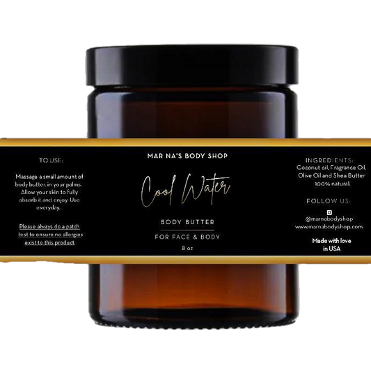 Cool Water Body Butter for Men