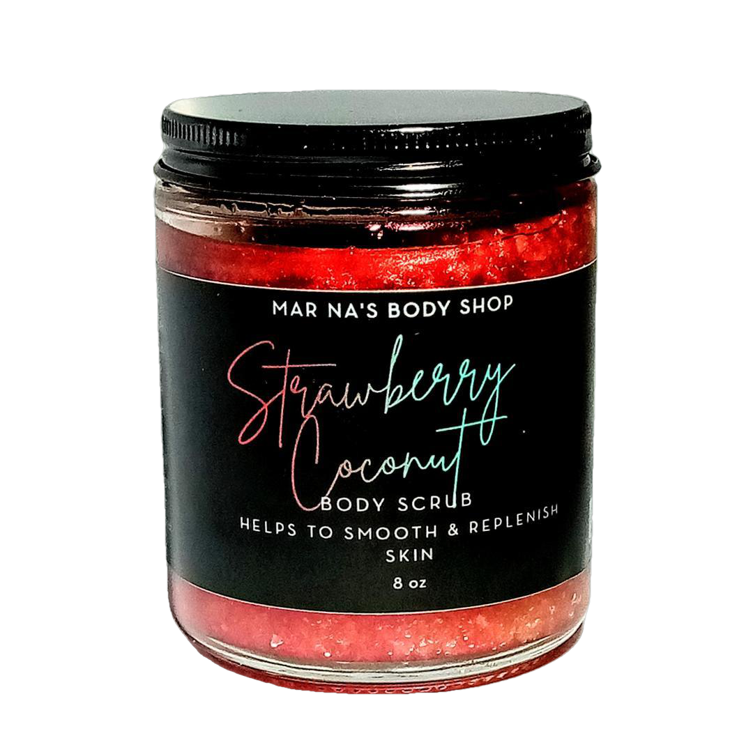 Strawberry Coconut Body Scrub